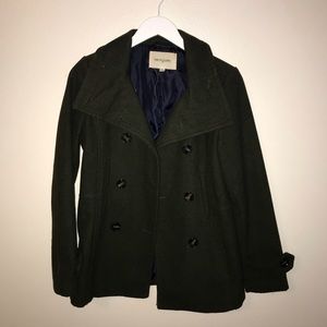 Nordstrom green peacoat